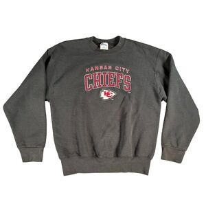 Vintage Pro Player Kansas City Chiefs Sweatshirt Mens Large Black 90s NFL USA